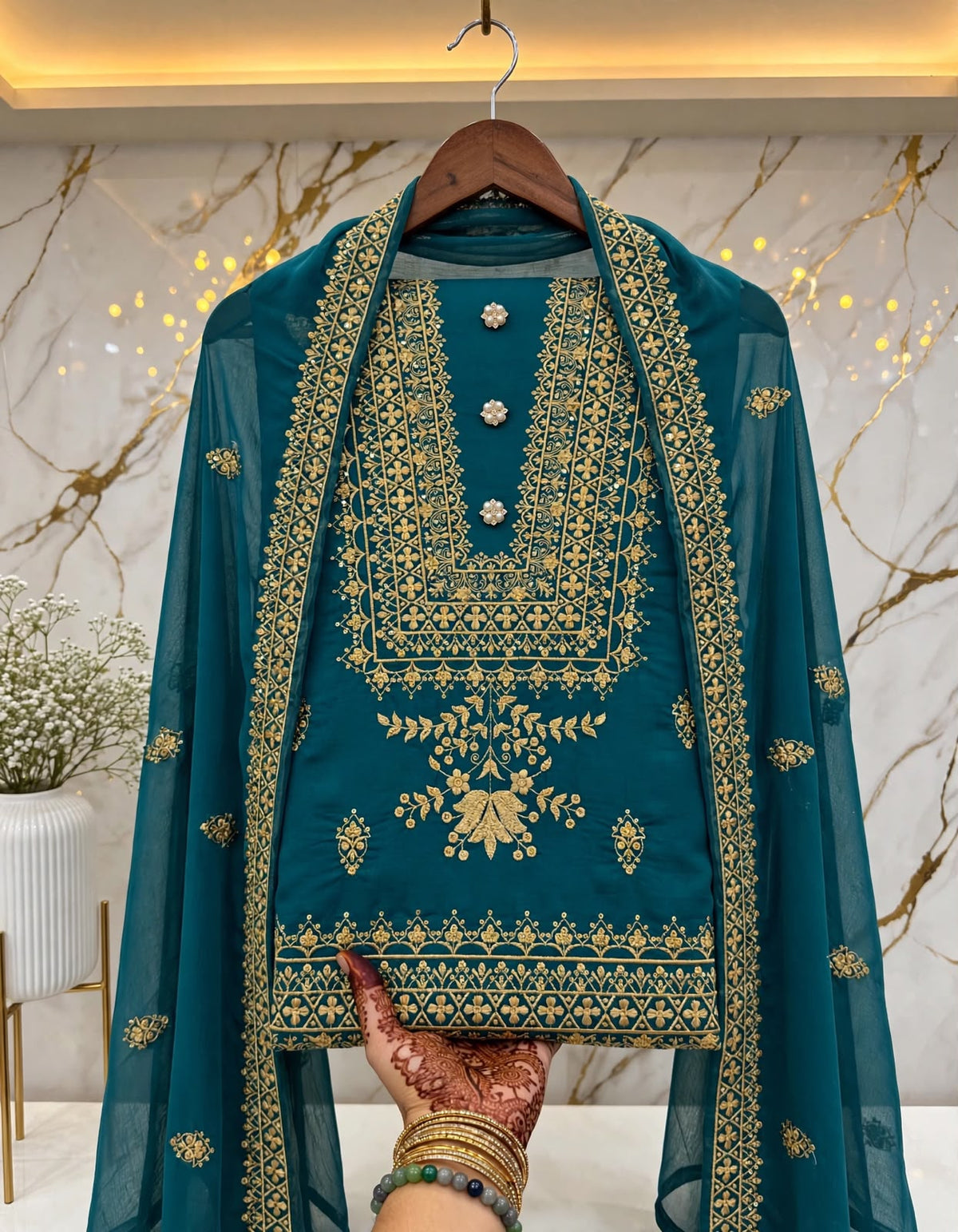 Winter Collection 2026 | Luxury 3-Piece Cotton Suit