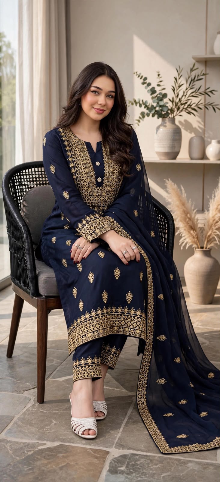 Winter Collection 2026 | Luxury 3-Piece Cotton Suit
