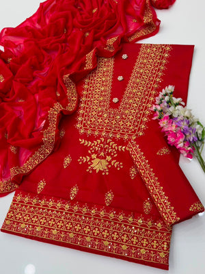 Winter Collection 2026 | Luxury 3-Piece Cotton Suit