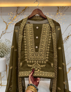 Winter Collection 2026 | Luxury 3-Piece Cotton Suit