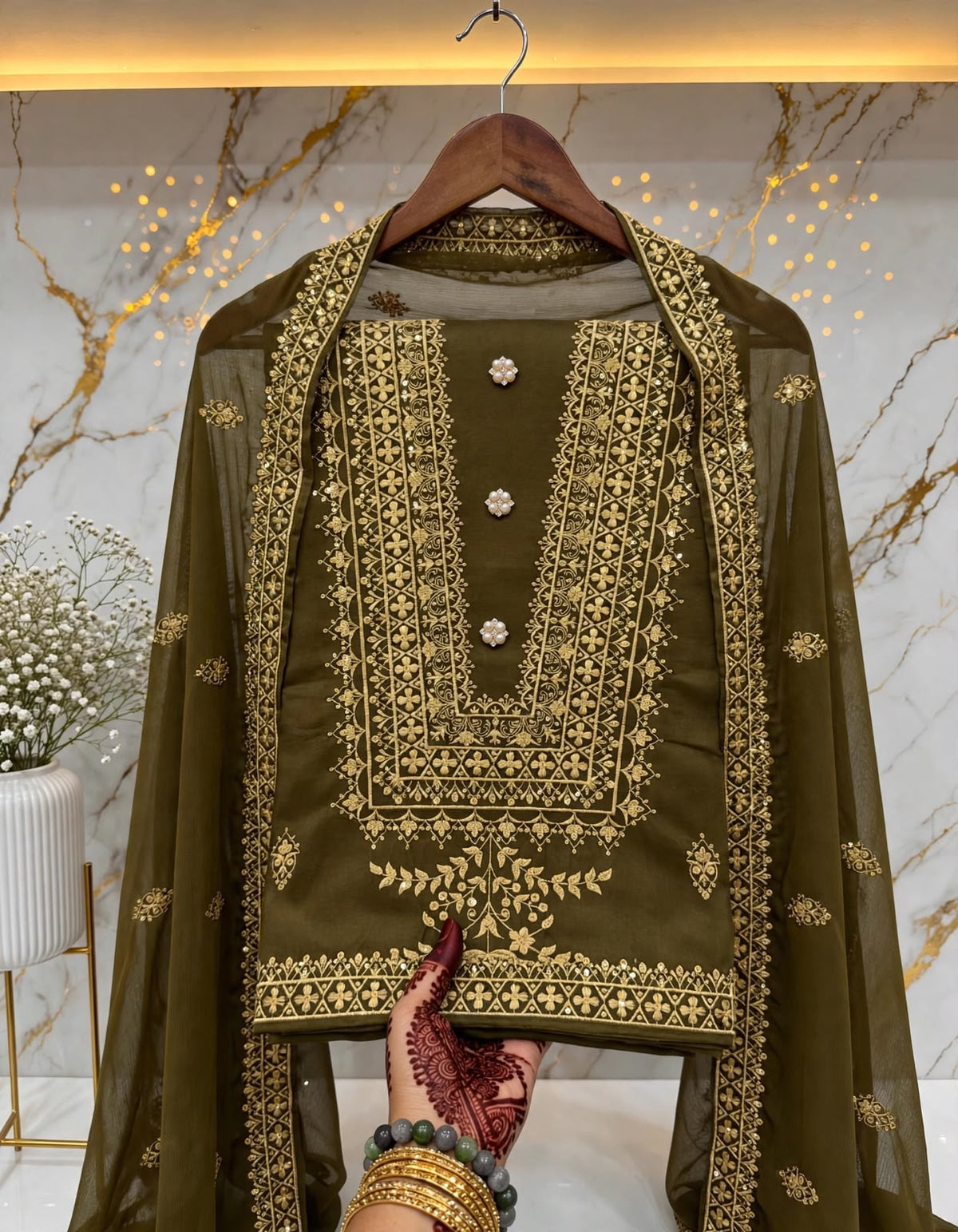 Winter Collection 2026 | Luxury 3-Piece Cotton Suit